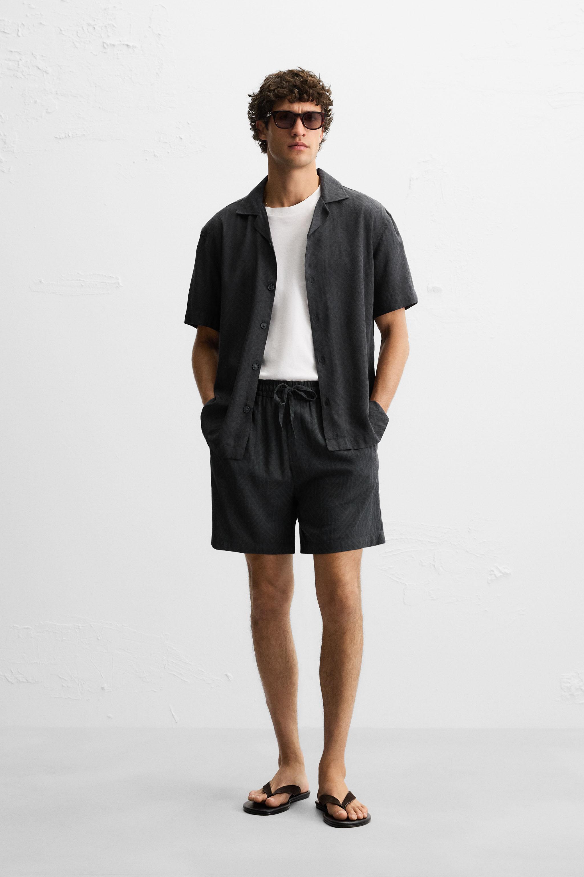 GEOMETRIC JACQUARD SHIRT