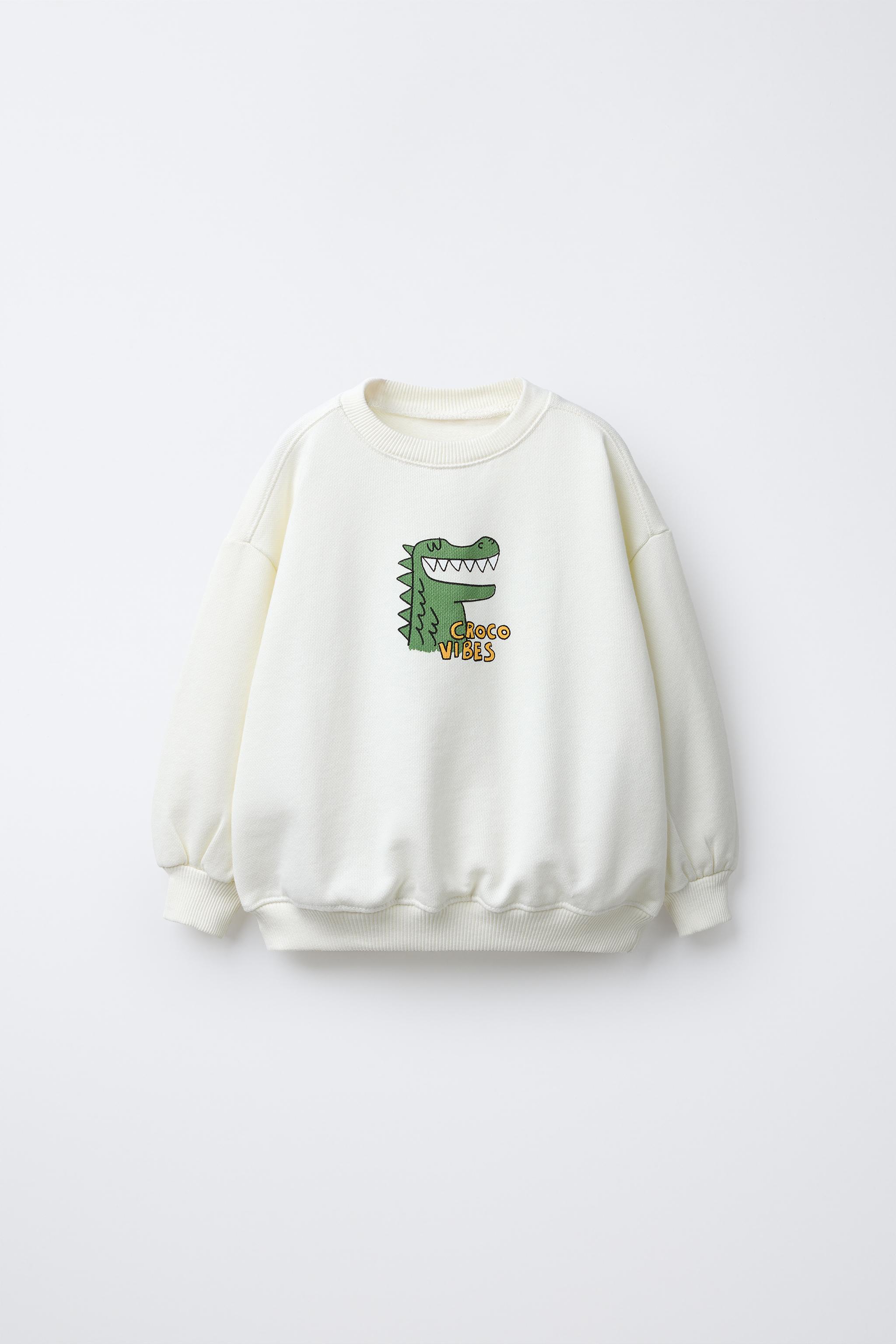 CROCODILE PRINT SWEATSHIRT