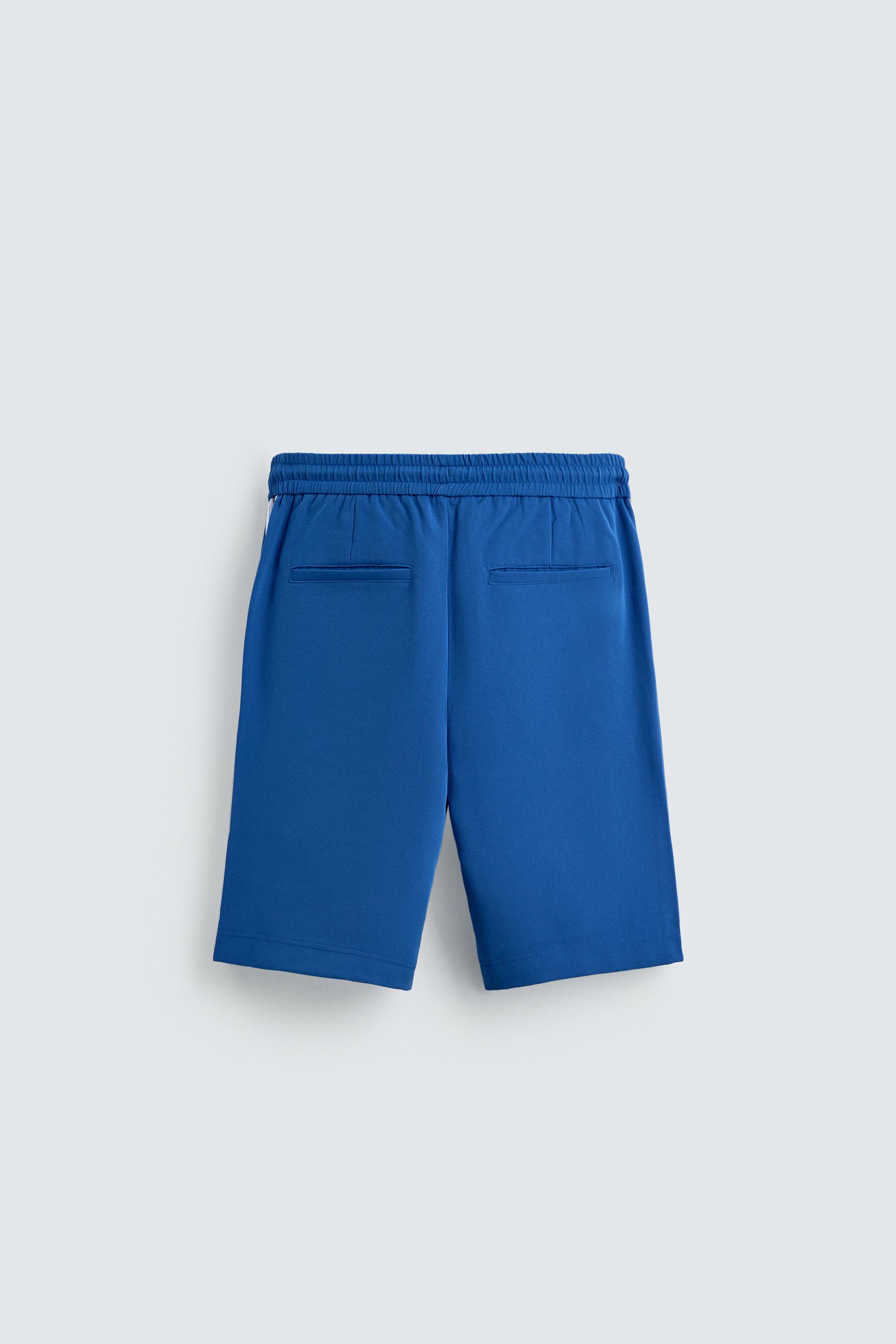 CONTRAST STRIPE SHORTS