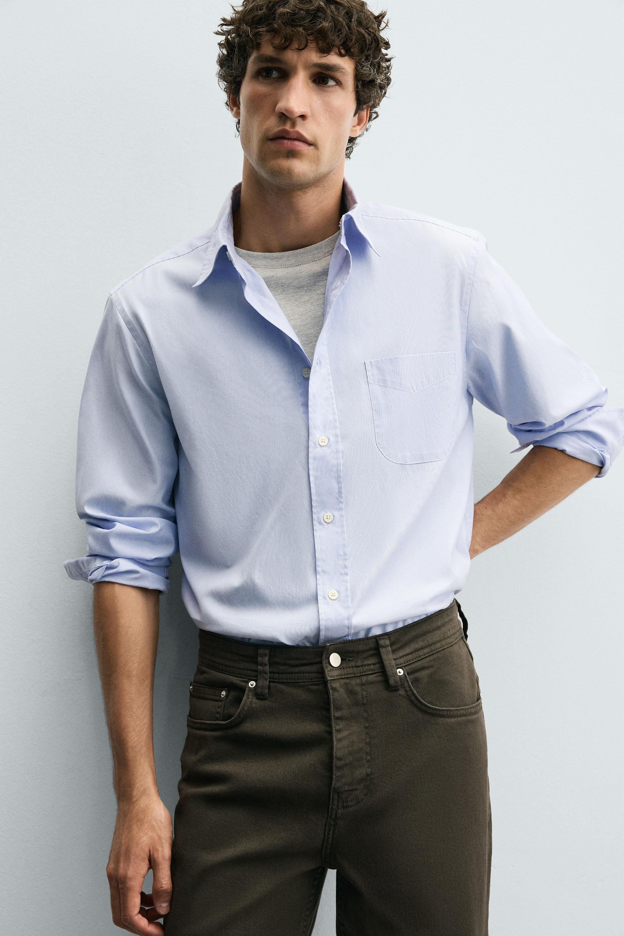 REGULAR FIT STRIPED SHIRT