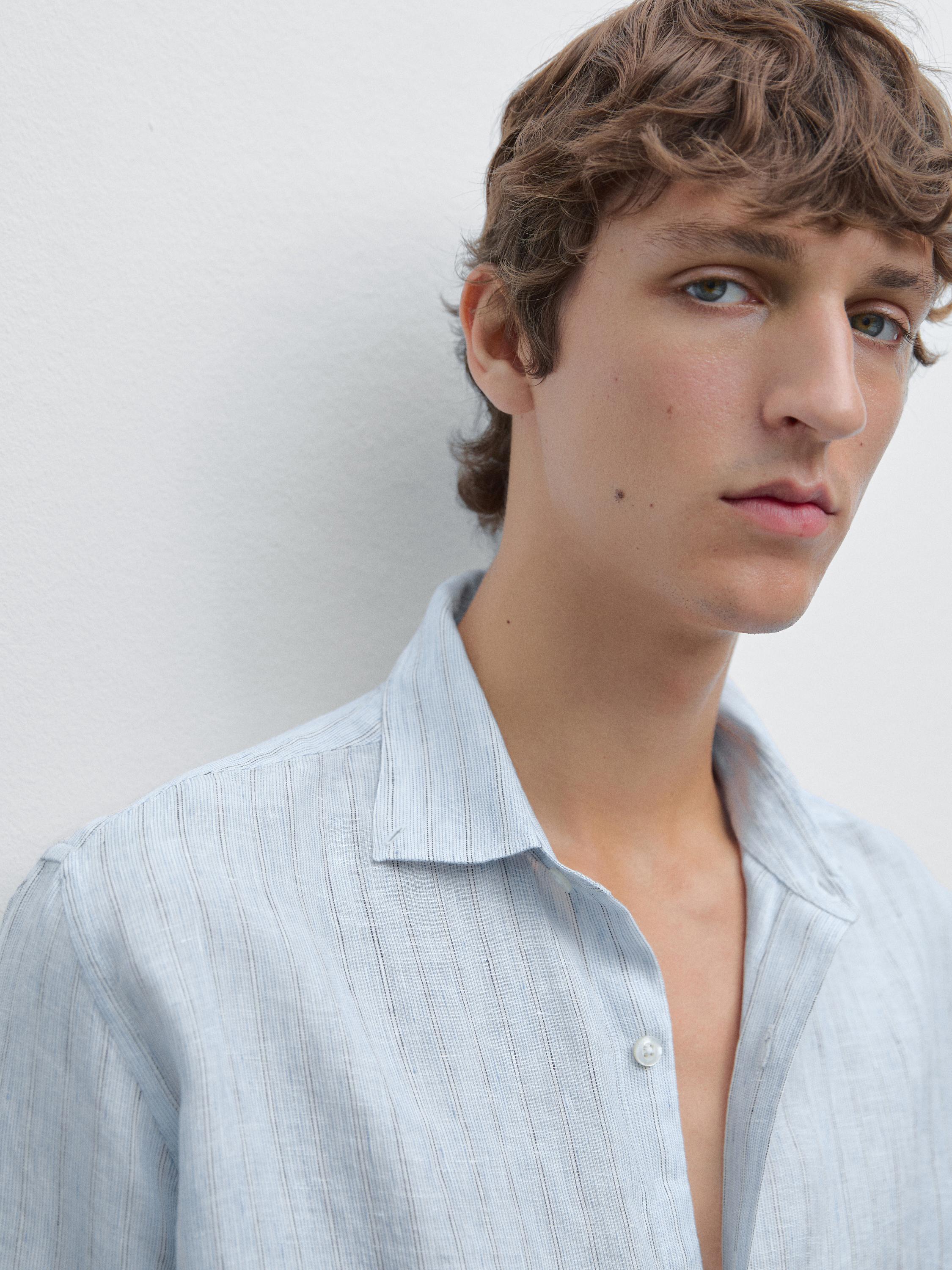 Regular fit striped shirt