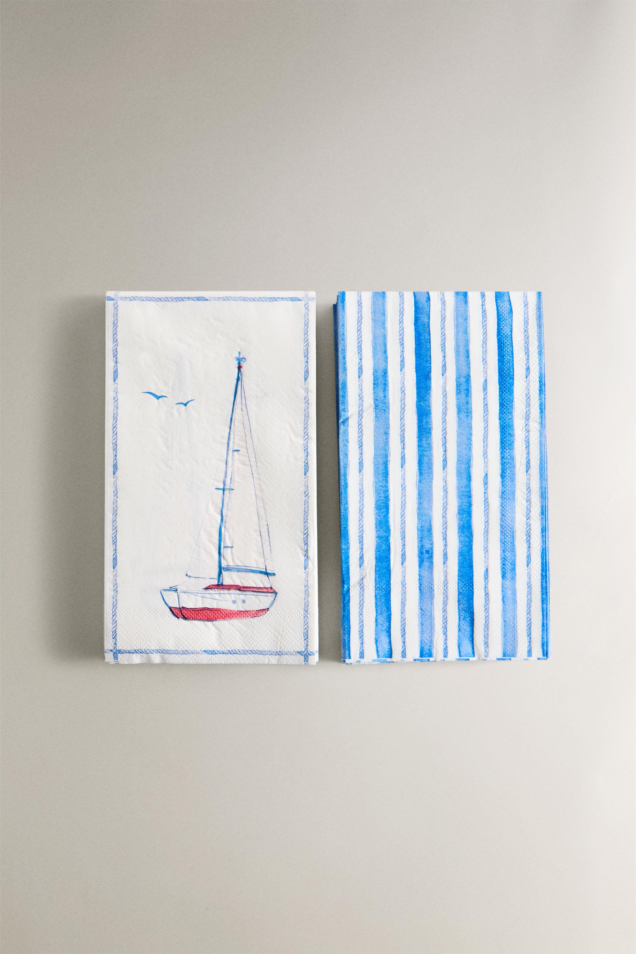 SET OF BOAT PAPER NAPKINS (SET OF 30)