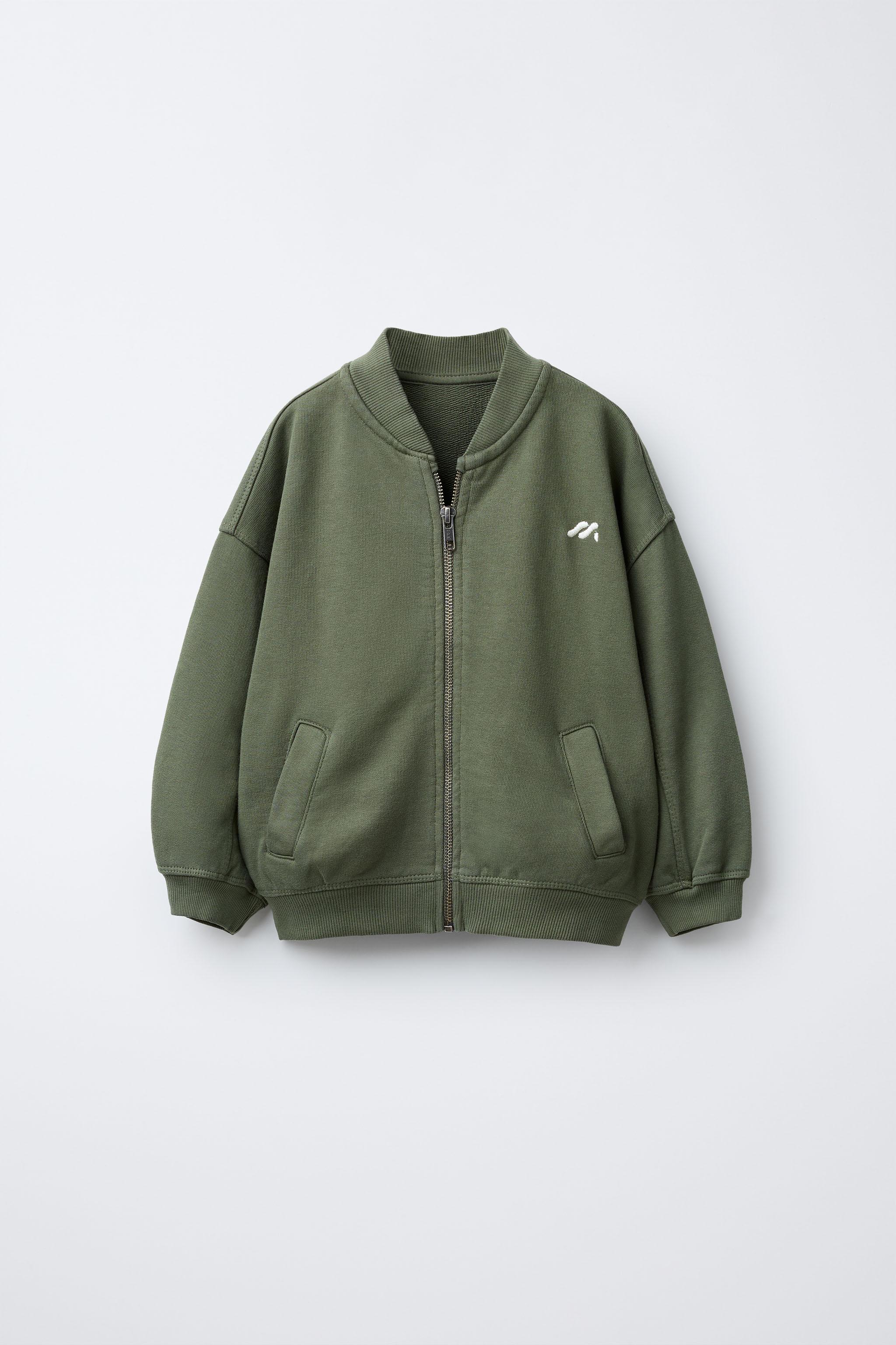 FLEECE LOGO BOMBER JACKET