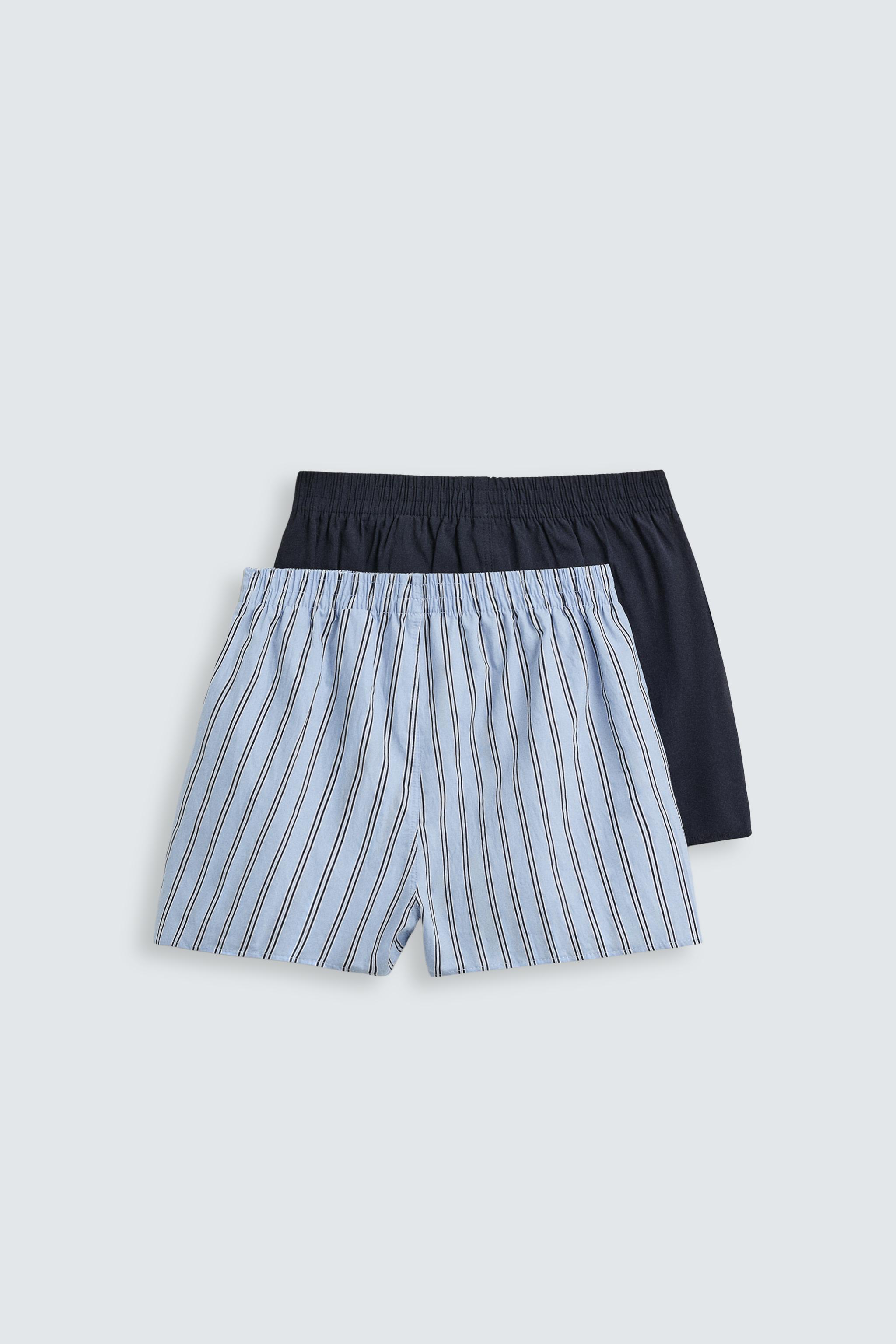 COMBINATION POPLIN BOXERS 2-PACK