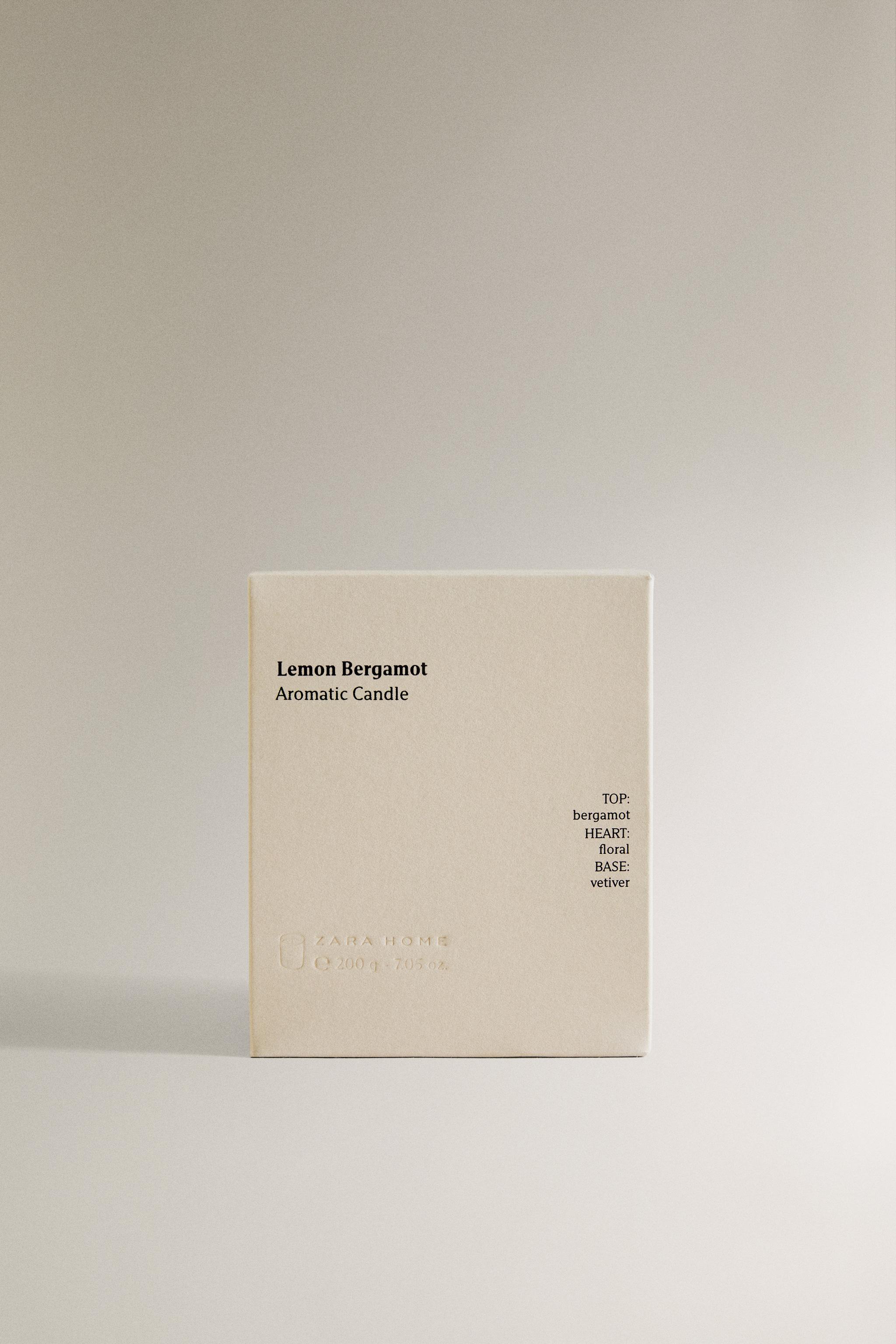 (200 G) LEMON BERGAMOT SCENTED CANDLE