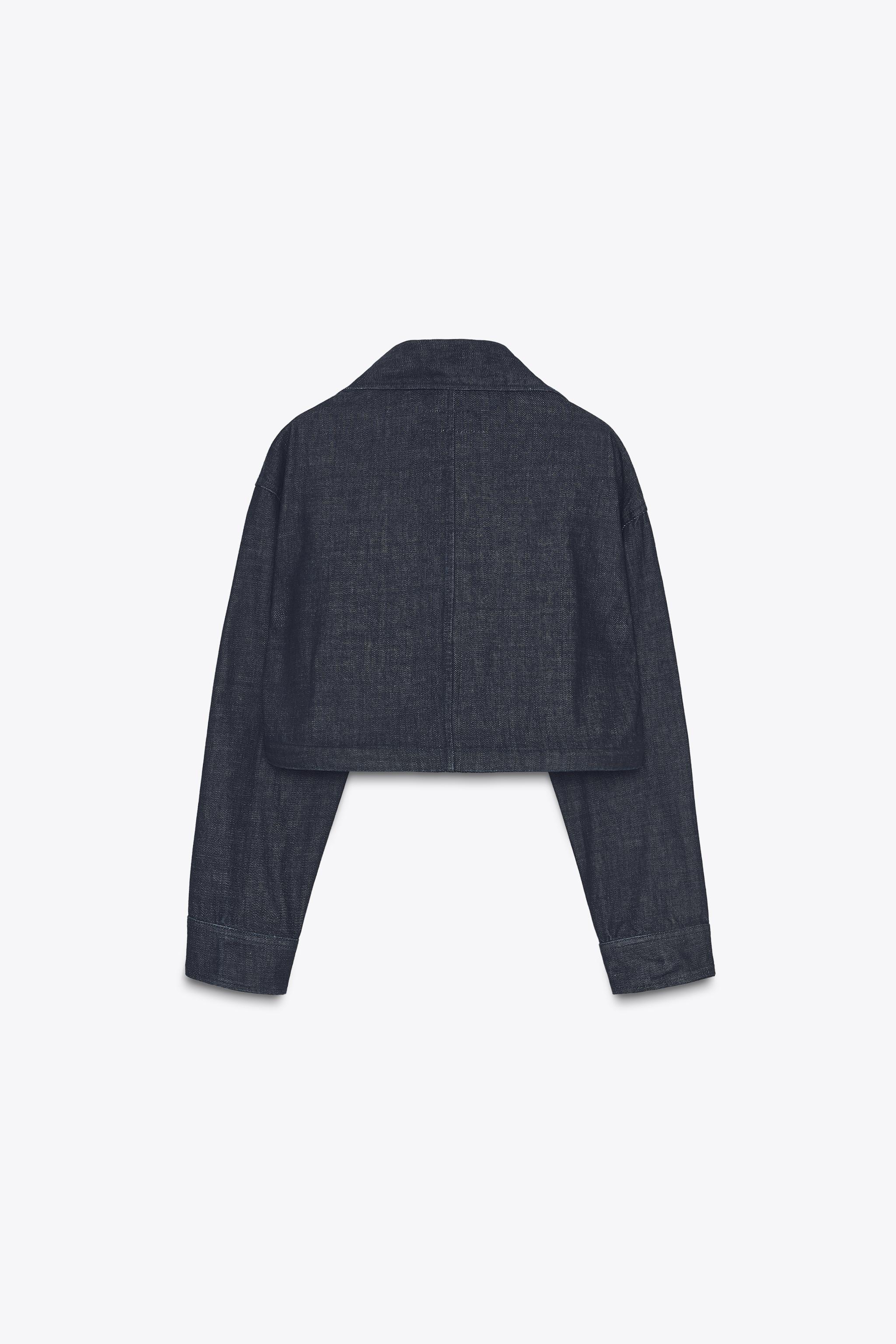 ZW COLLECTION DENIM BOLERO JACKET