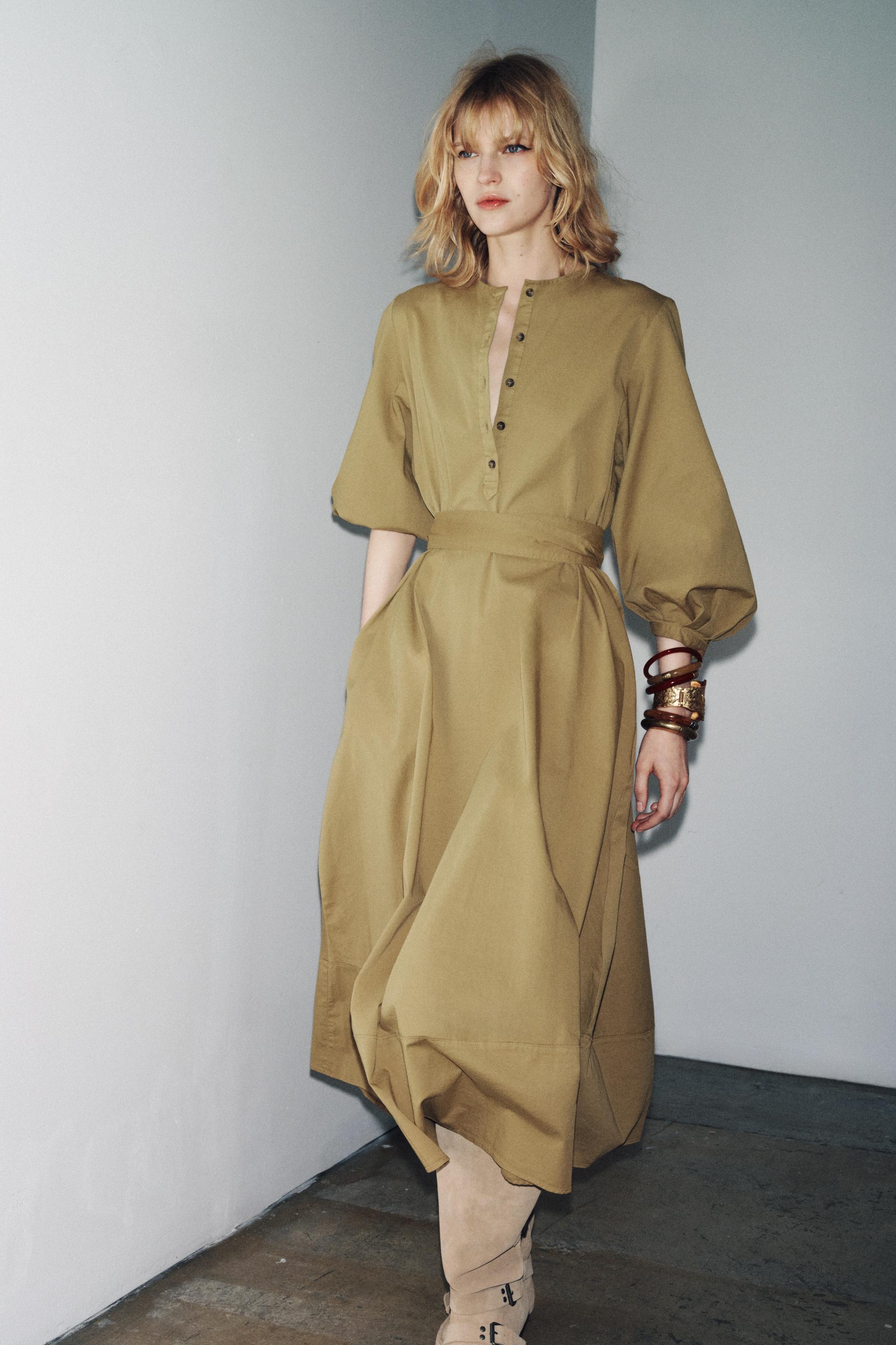 ZW COLLECTION BELTED SHIRT DRESS