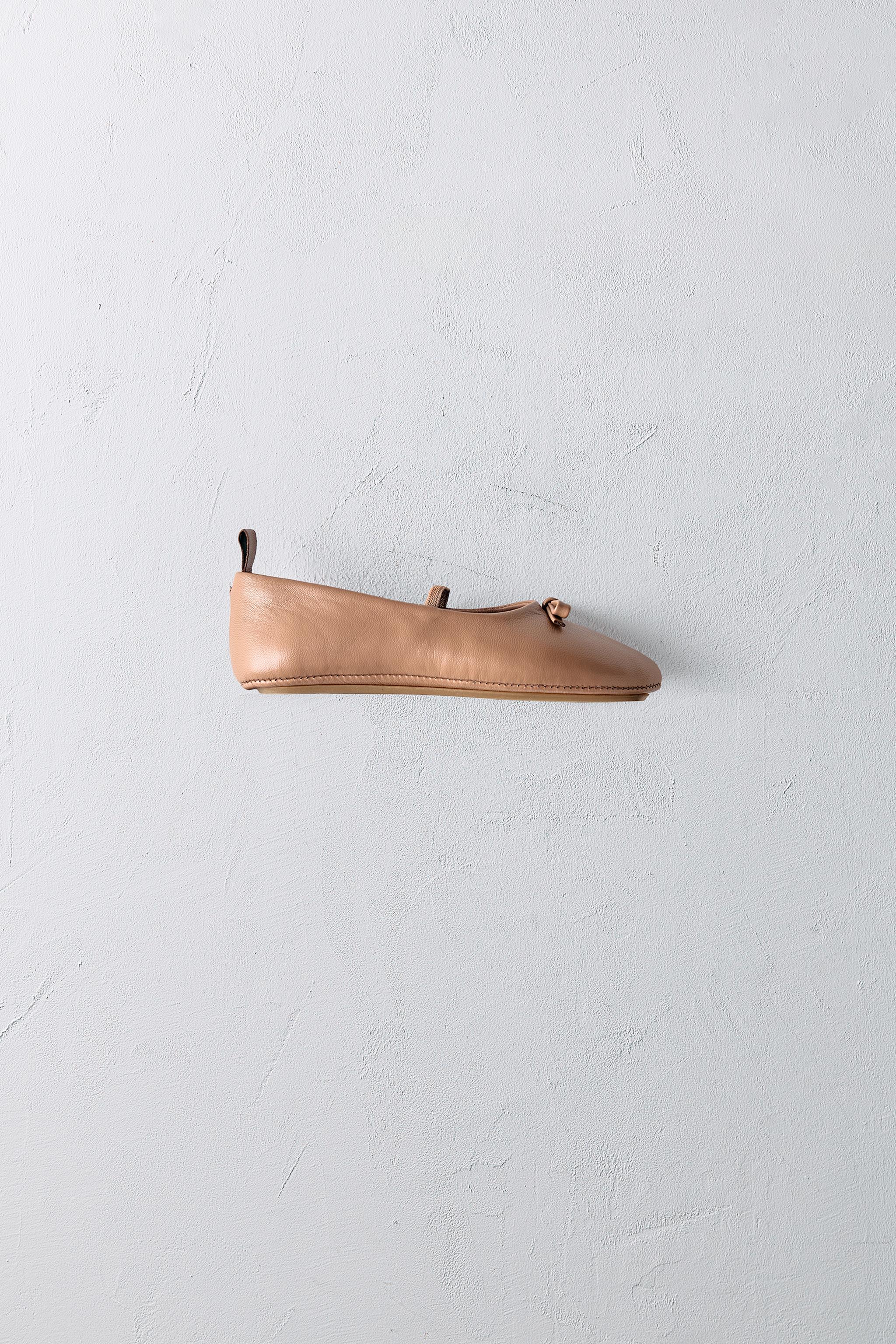 LEATHER BALLET FLATS LIMITED EDITION