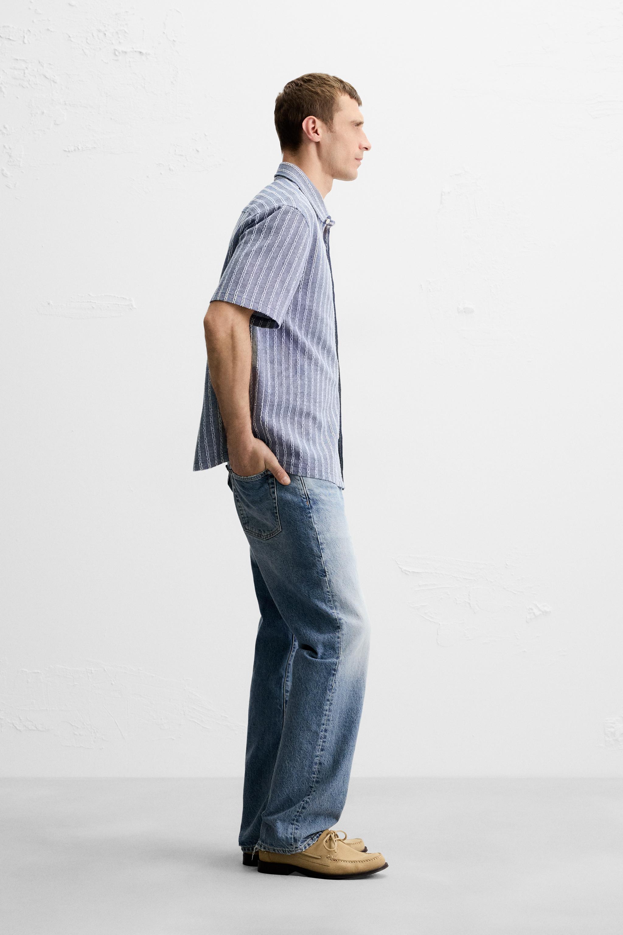 STRIPED JACQUARD SHIRT