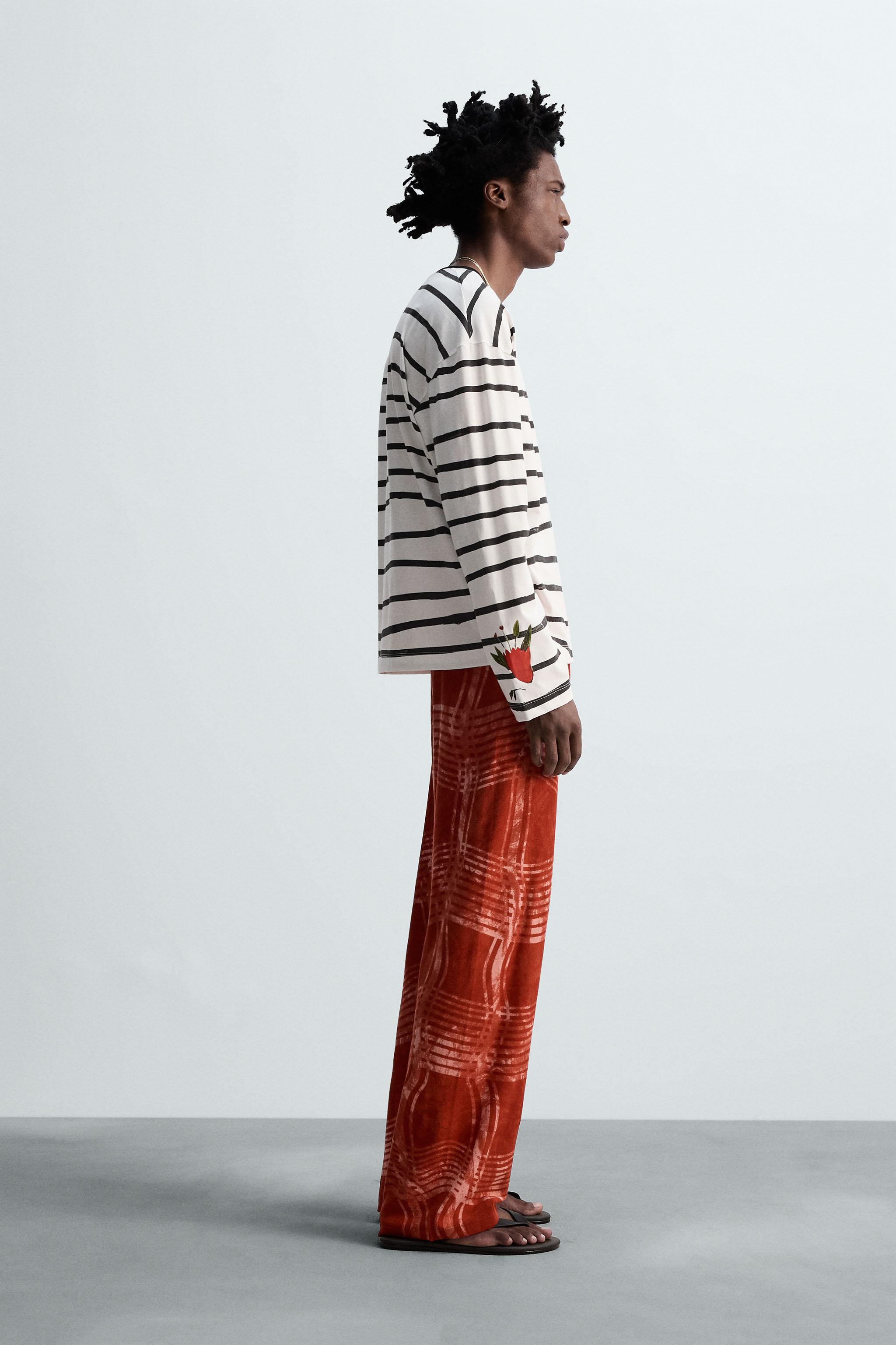 PRINTED STRIPED T-SHIRT © OTIS KWAME KYE QUAICOE