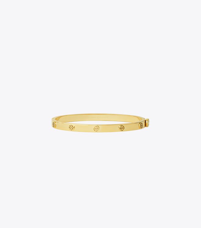 Tory Burch Gold Miller Stud Hinge 5mm Bracelet