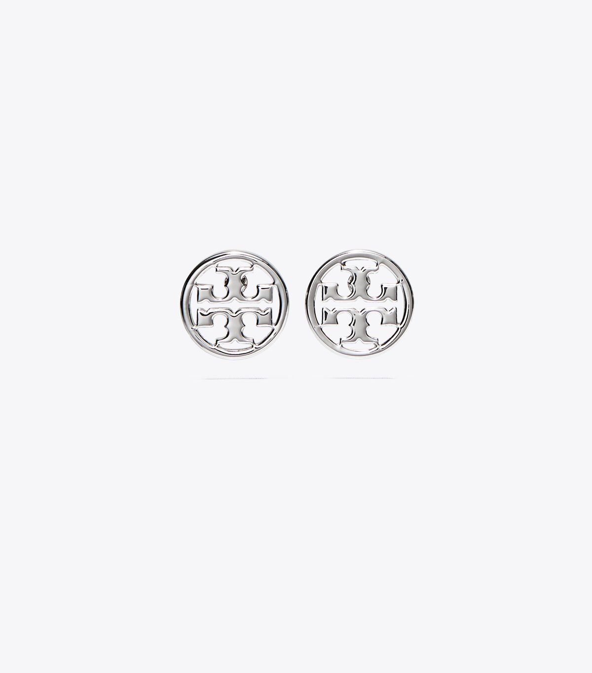 Tory Burch Silver Miller Stud Earrings