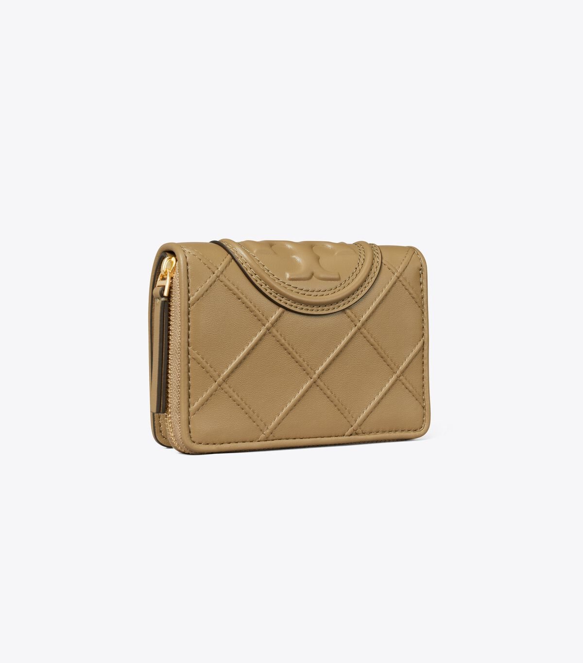 Tory Burch Grey Fleming Soft Wallets