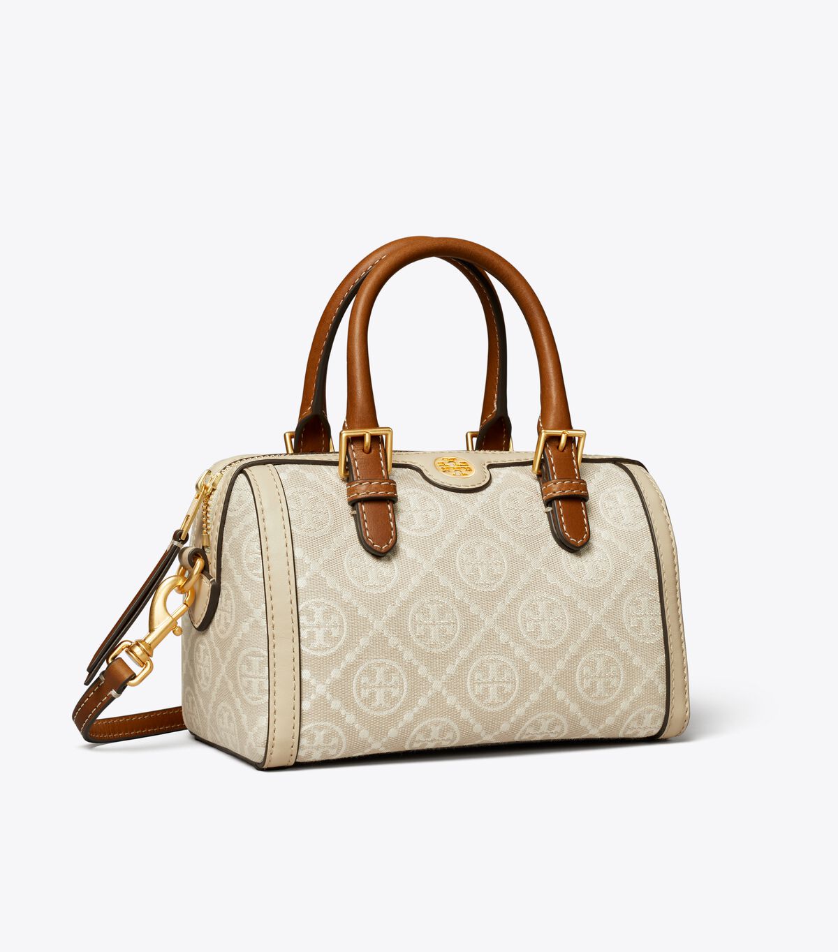 Tory Burch Beige Petite T Monogram Mini Bag