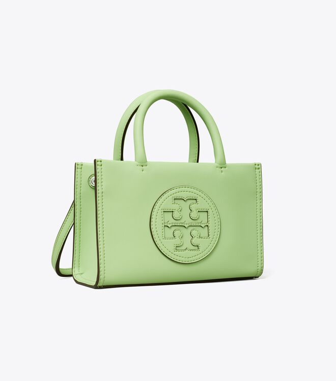 Tory Burch Green Mini Ella Bio Tote Bags