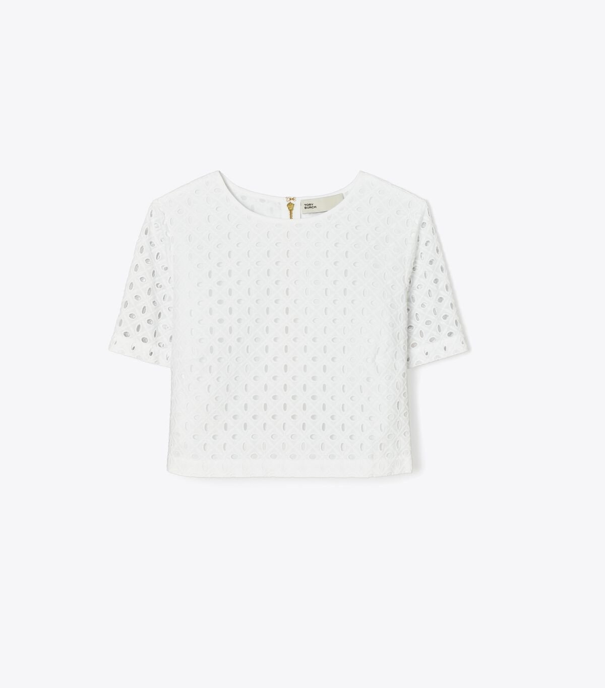 Tory Burch White Eyelet Tops