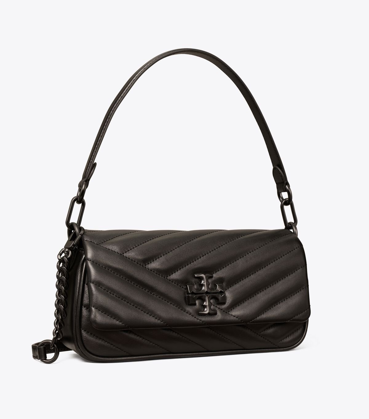 Tory Burch Black Small Kira Chevron Mini Bag