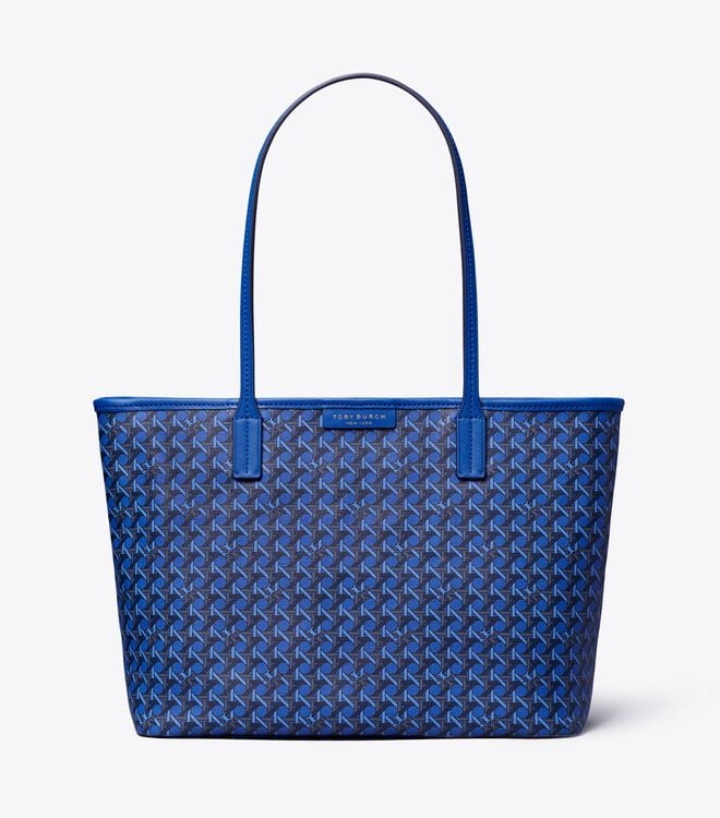 Tory Burch Navy Small Ever-ready Zip Tote Bags