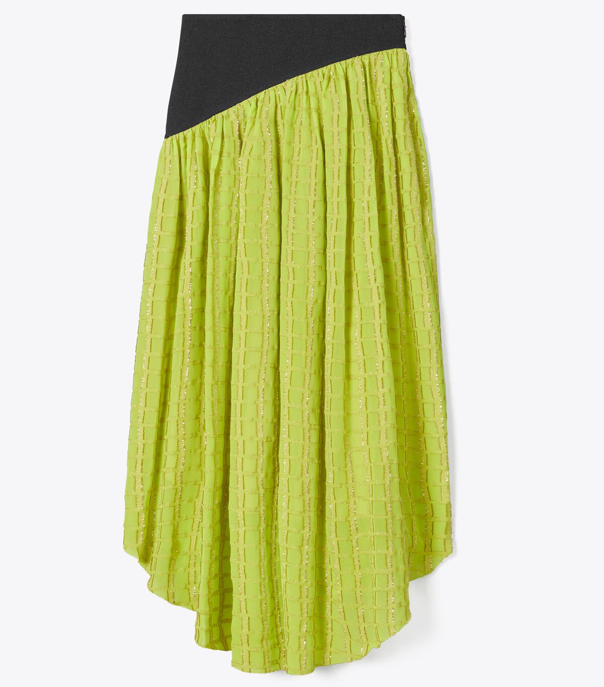 Tory Burch Light Green Colorblock Chiffon Skirts