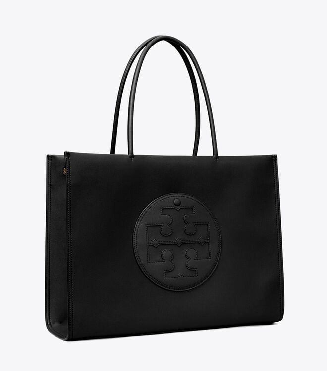 Tory Burch Black Ella Bio Tote Bags