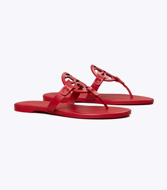 Tory Burch Red Miller Soft Sandals