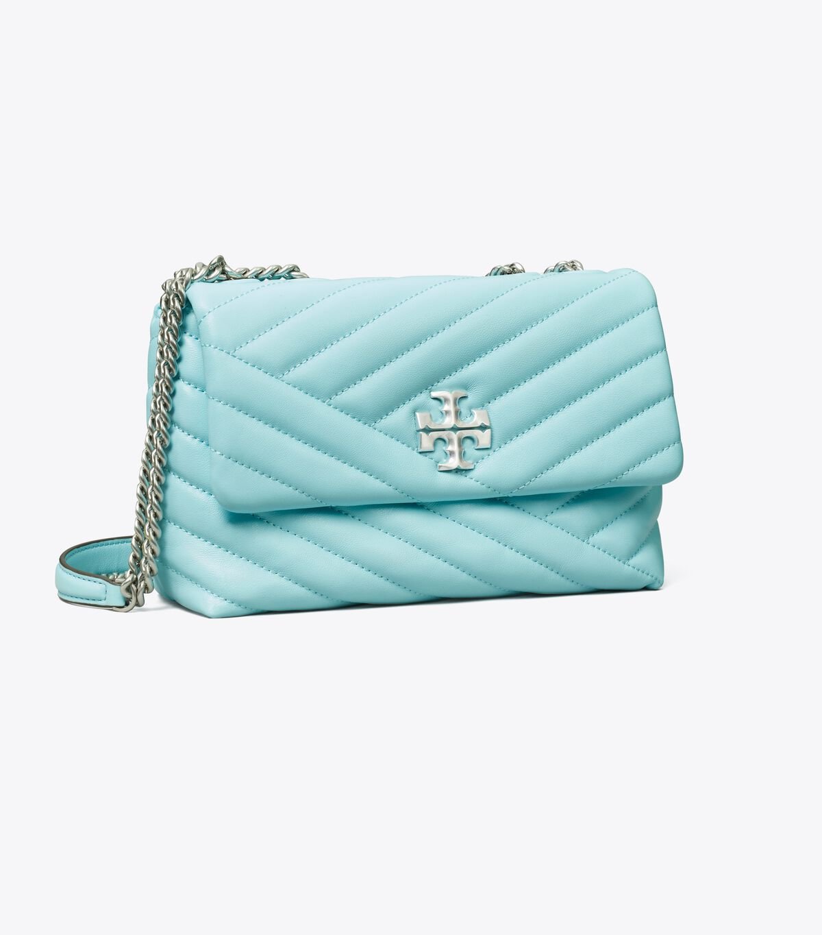 Tory Burch Azure Small Kira Chevron Convertible Shoulder Bags