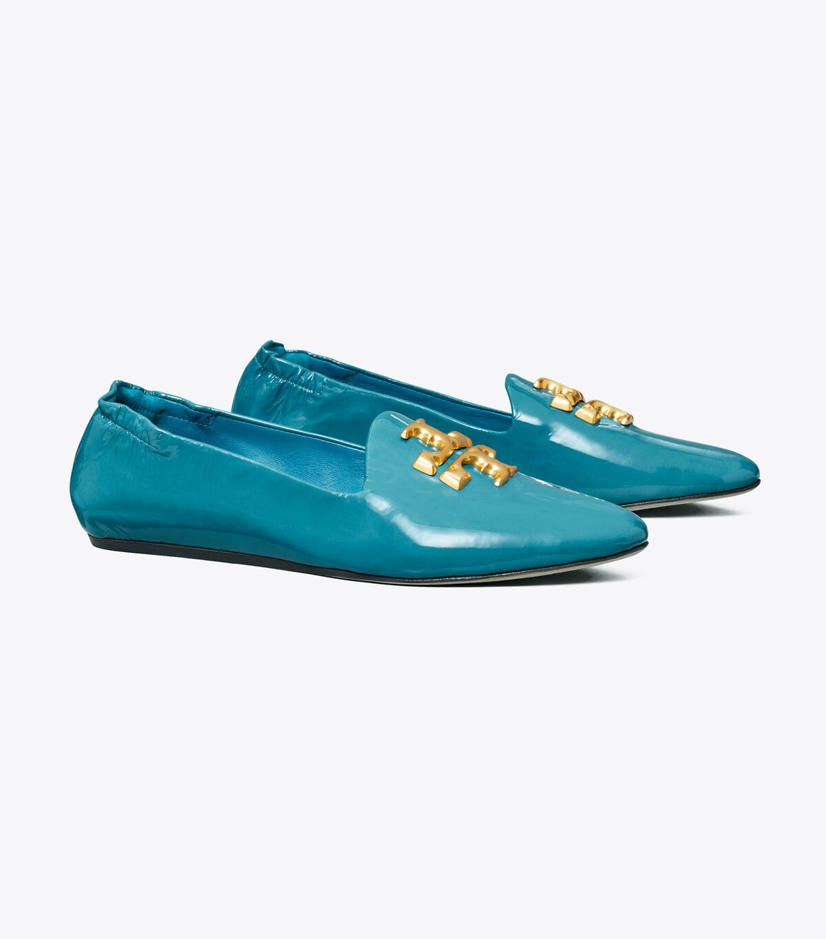Tory Burch Blue Eleanor Loafers