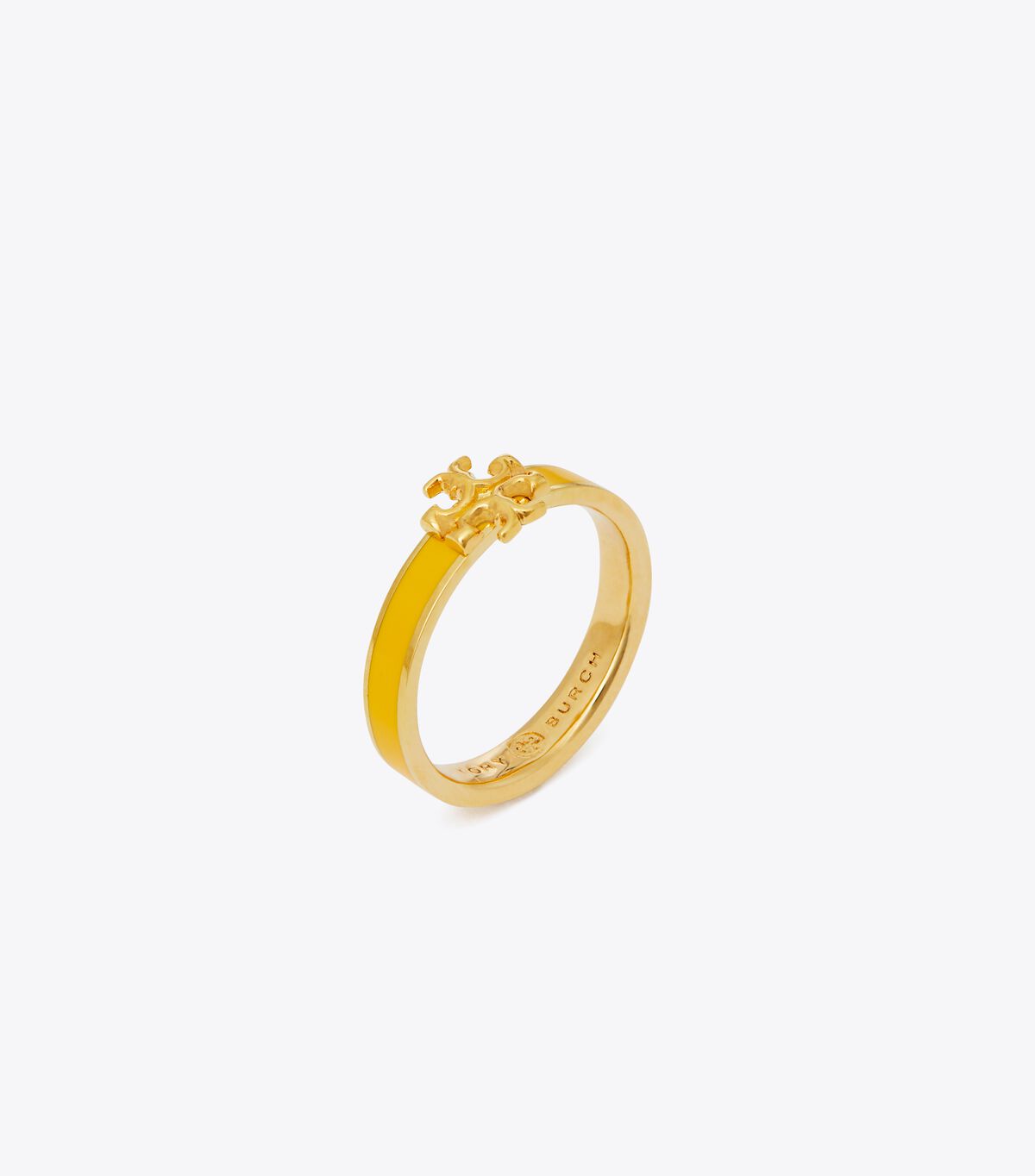Tory Burch Gold / Yellow Kira Enamel Ring