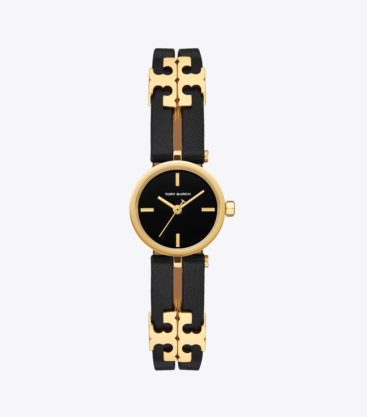 Tory Burch Black Gold Kira Watches