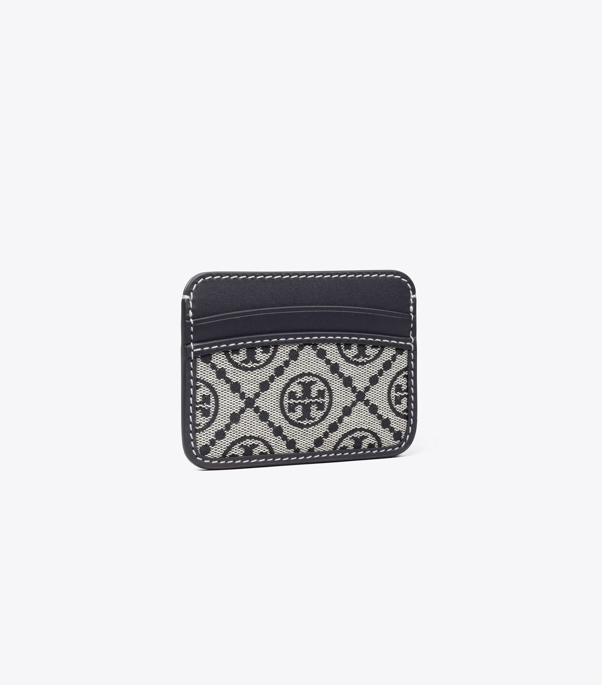 Tory Burch Navy T Monogram Card Case