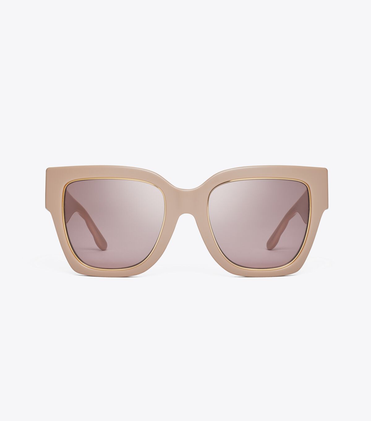 Tory Burch Rose Kira Chevron Square Sunglasses