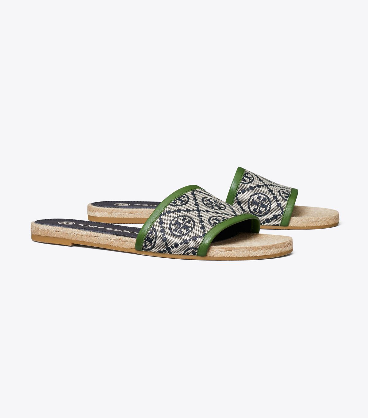 Tory Burch Navy T Monogram Espadrille