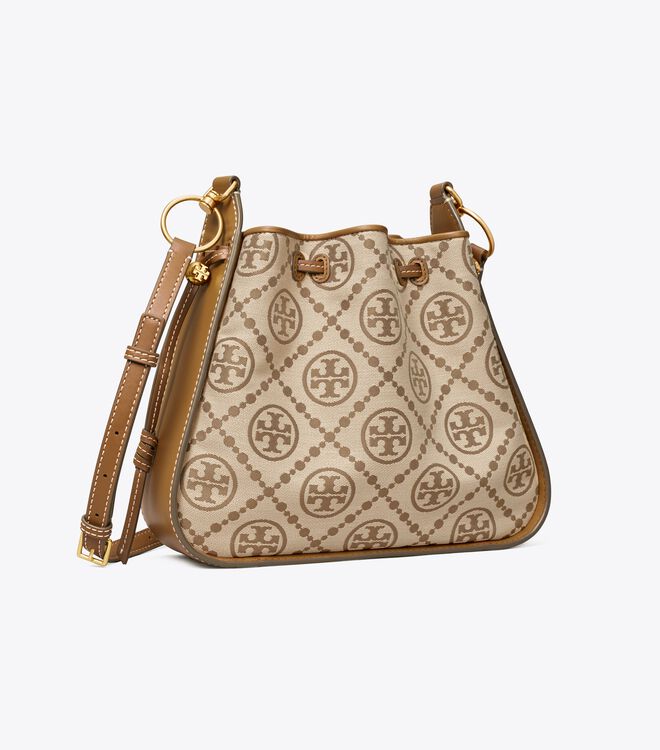 Tory Burch Brown T Monogram Satchel Bags