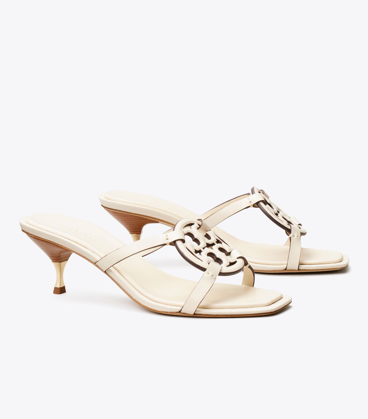 Tory Burch Light Cream Miller Bombé Low Heels
