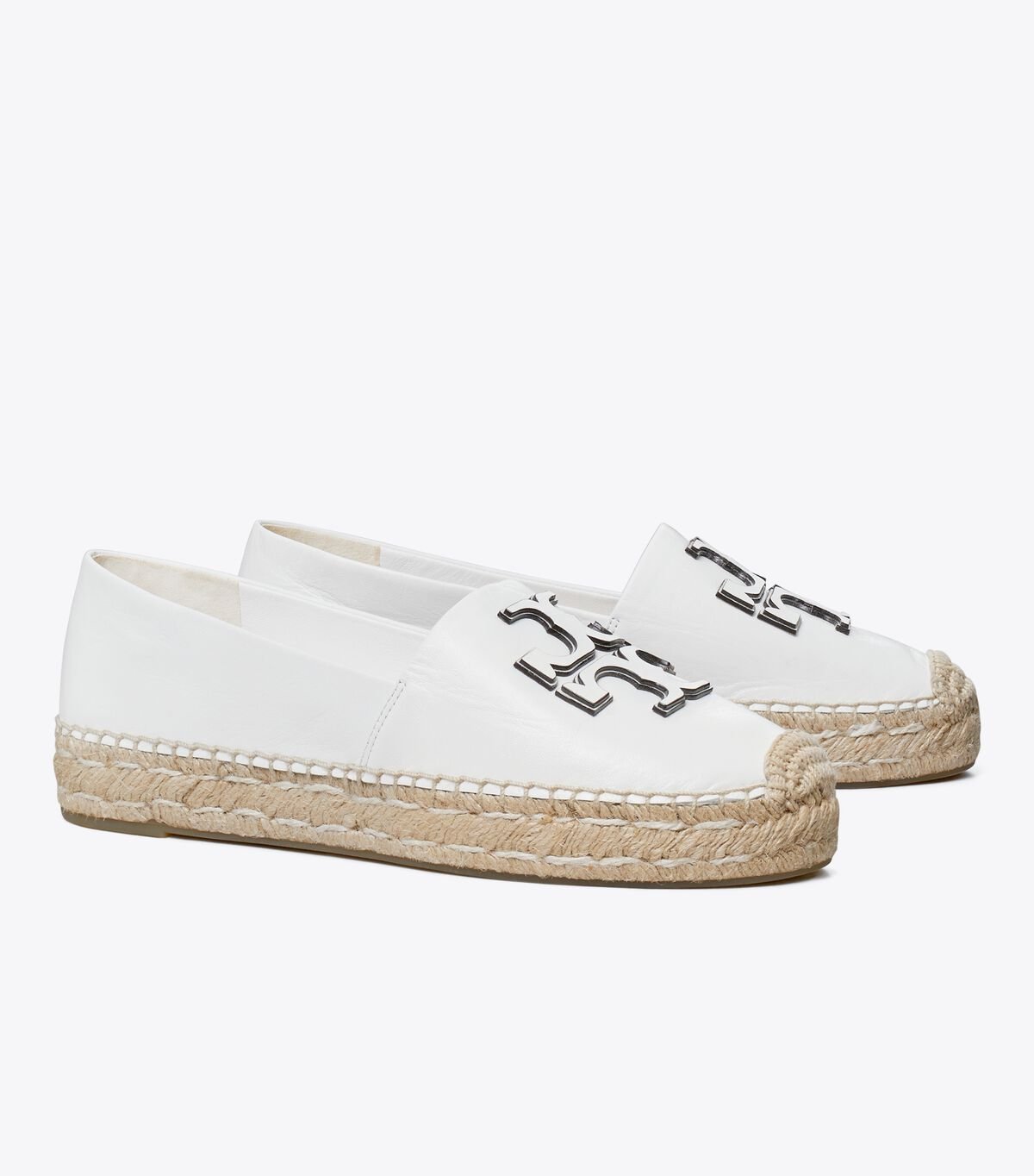 Tory Burch White Ines Platform Espadrille