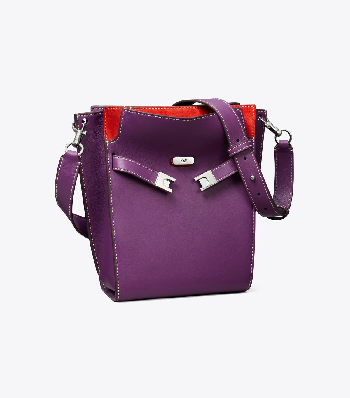 Tory Burch Purple Lee Radziwill Satchel Bags