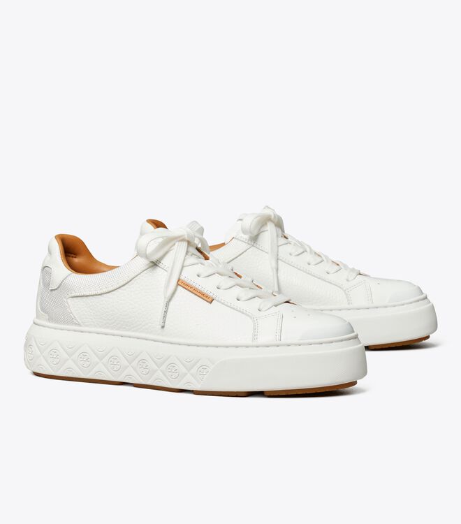 Tory Burch White Ladybug Sneakers