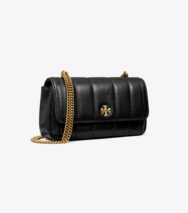 Tory Burch Black Mini Kira Flap Shoulder Bags