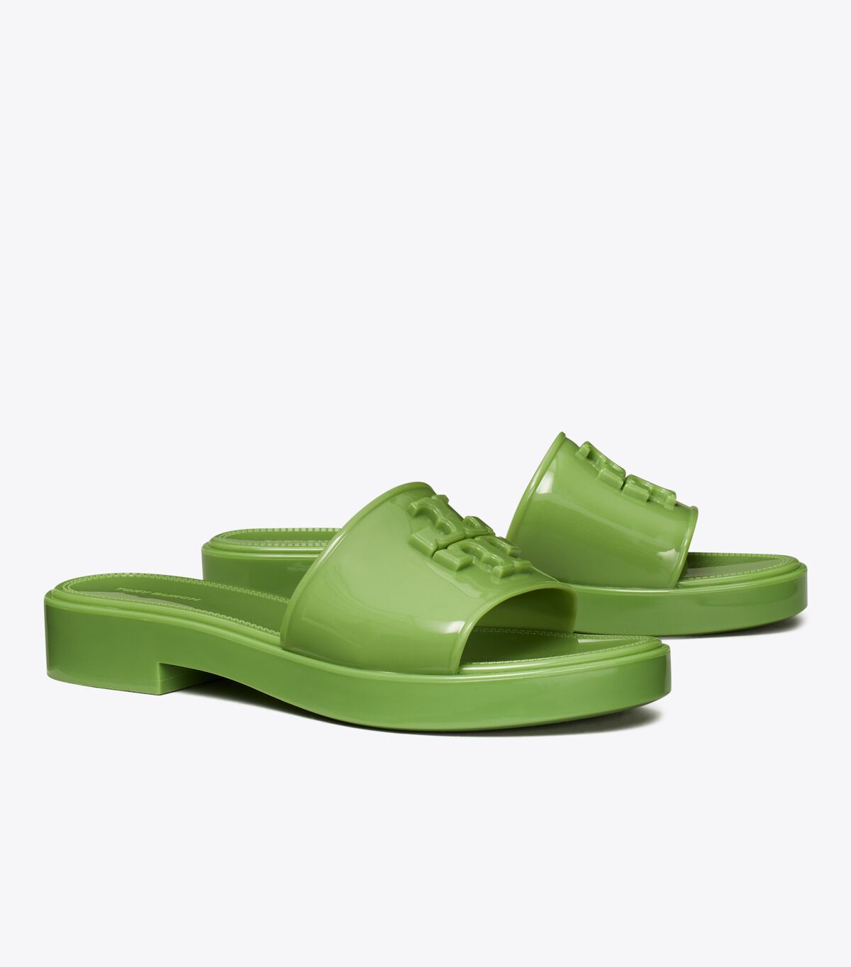 Tory Burch Green Eleanor Jelly Sandals