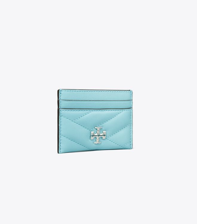 Tory Burch Azure Kira Chevron Card Case