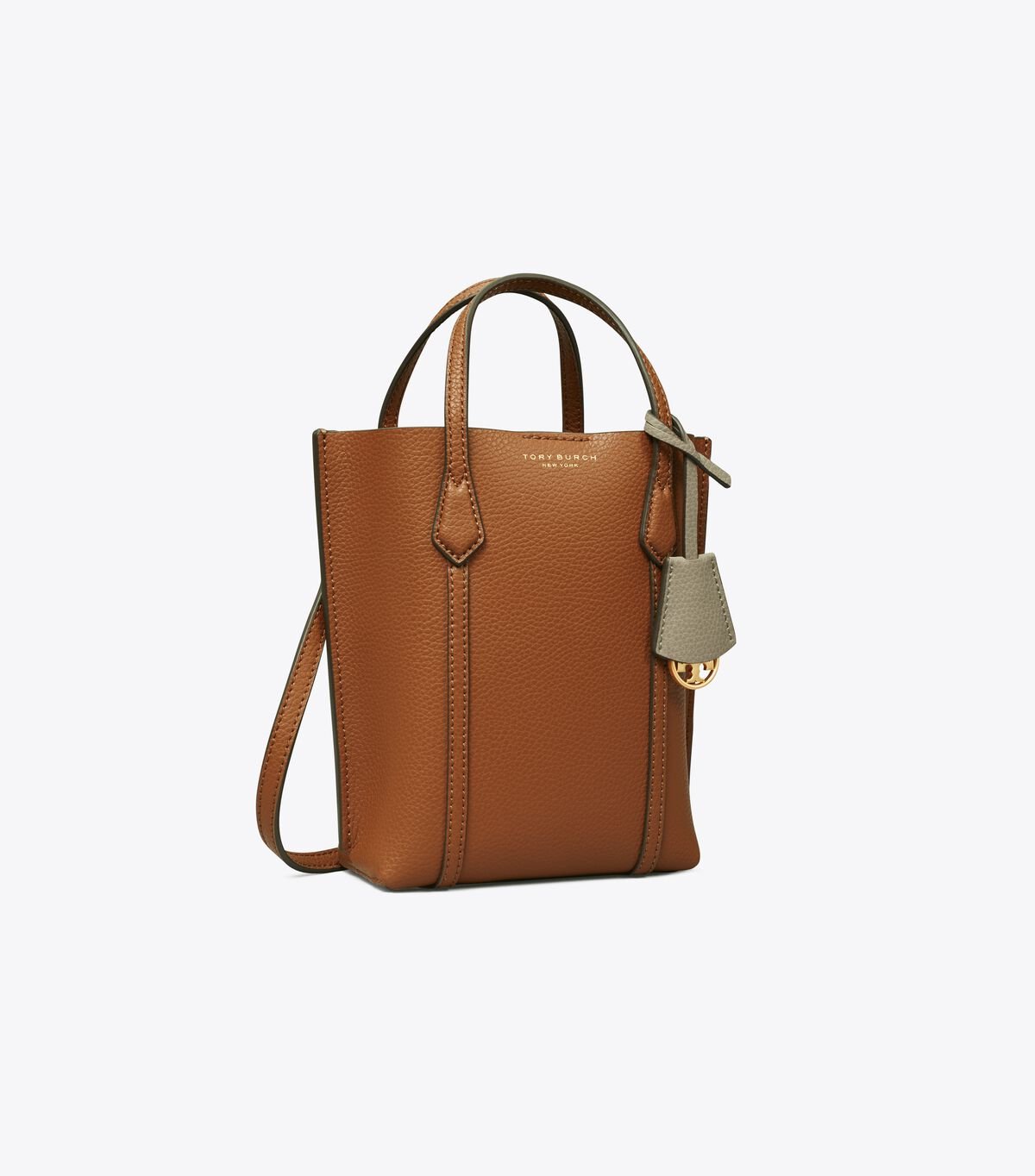 Tory Burch Brown Mini Perry Tote Bags
