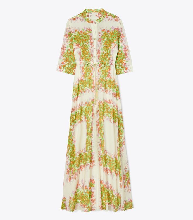 Tory Burch Multicolor Printed Dress