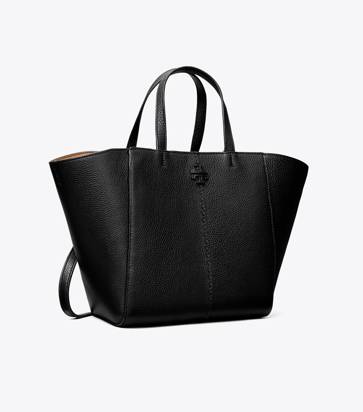 Tory Burch Black Mcgraw Carryall Tote Bags