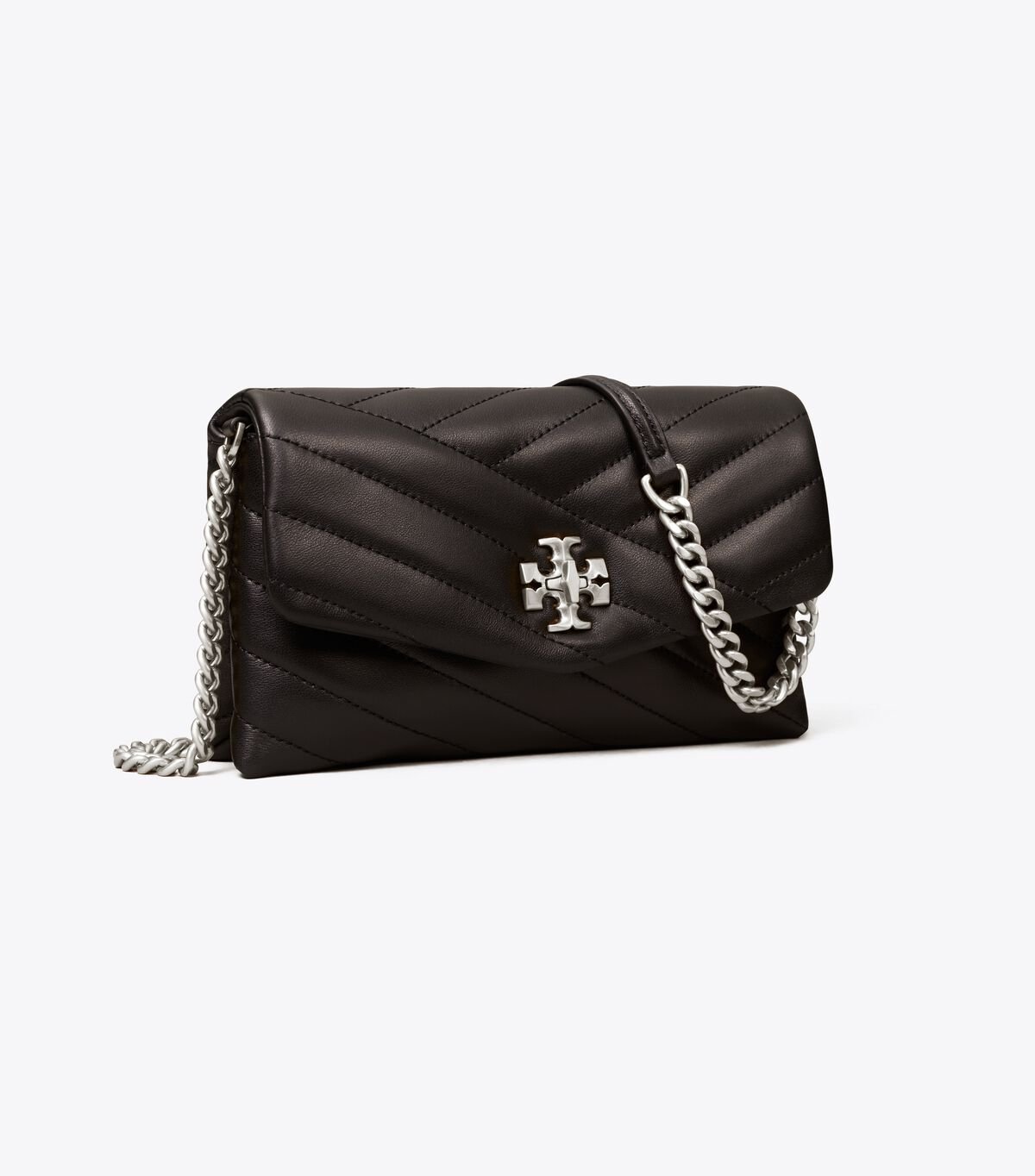 Tory Burch Black Kira Chevron Mini Bag