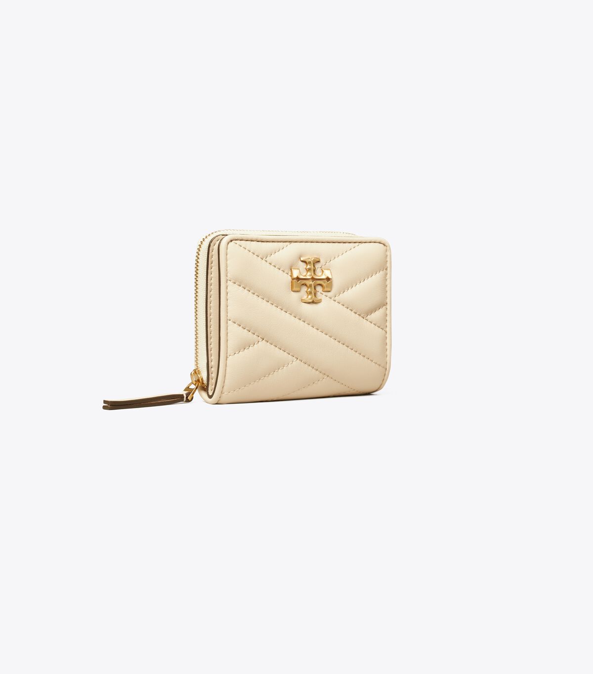 Tory Burch Cream Kira Chevron Wallets