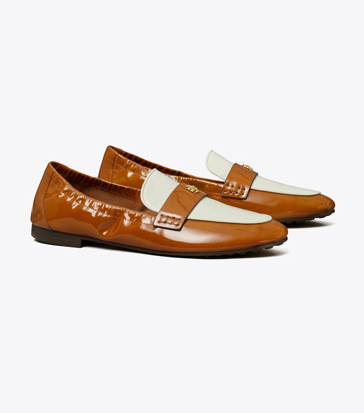 Tory Burch Brown Eleanor Loafers