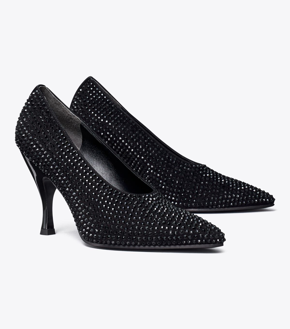 Tory Burch Black Studded Heels