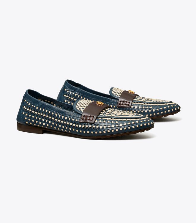 Tory Burch Multicolor Woven Loafers