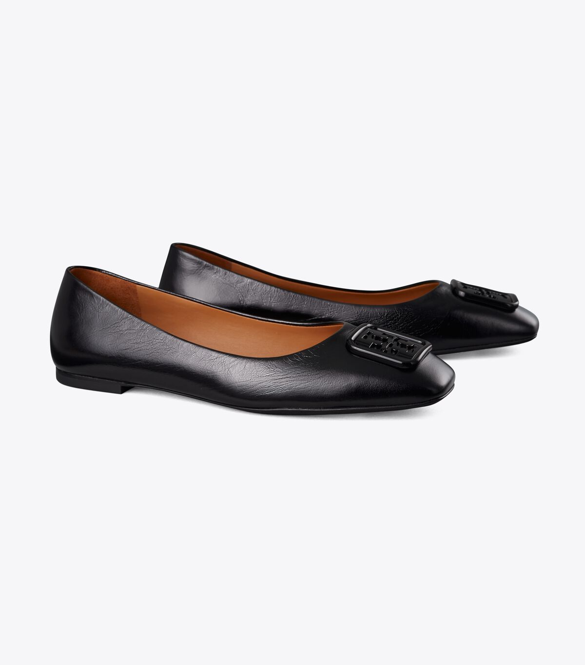 Tory Burch Black Georgia Ballet Flats