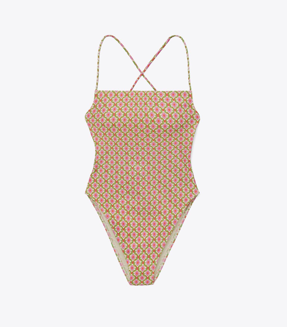 Tory Burch Multicolor Printed Tie-back One-piece Swimsuits